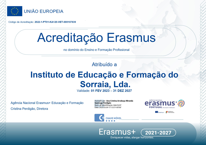 EPSM recebe Acreditação ERASMUS+