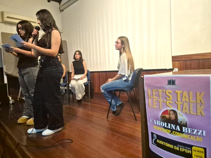 Let’s Talk: partilha de experiências com Carolina Bezzi