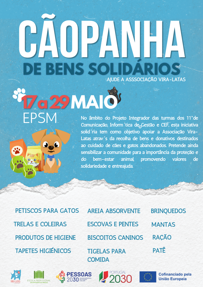Projeto Integrador Solidário  da EPSM apoia Associação Vira-Latas