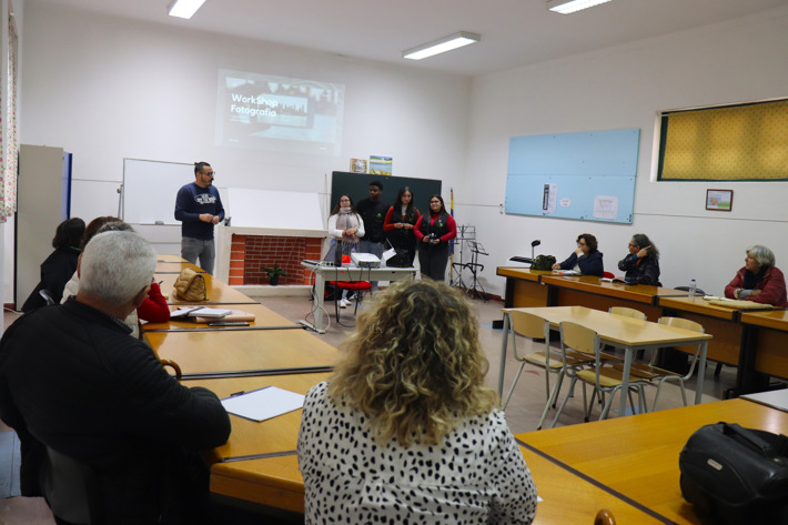 Workshop de  Fotografia na Universidade Sénior de Salvaterra