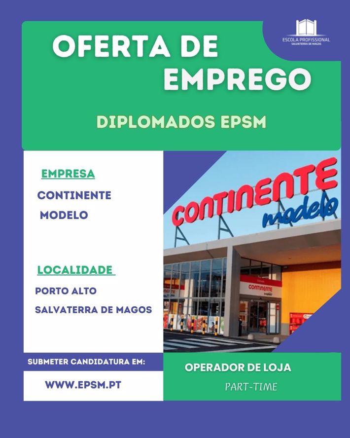 Operador de Loja  Continente